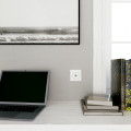 Plaque blanche avec porte etiquette Schneider Odace Styl Pratic 1 poste