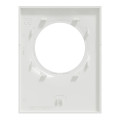 Plaque blanche avec pince multi-usage Schneider Odace Styl Pratic 1 poste