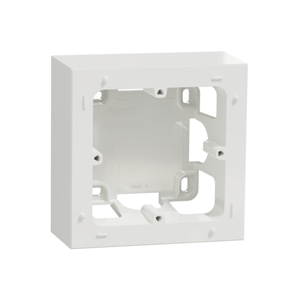 Cadre saillie blanc Schneider Odace Styl 1 poste