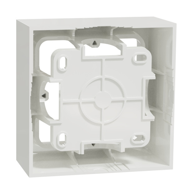 Cadre saillie blanc Schneider Odace Styl 1 poste