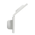 Plaque blanche avec cache souple Schneider Odace Styl Pratic 1 poste IP44