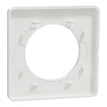 Plaque Odace Touch Schneider Bronze Brossé avec Liseré blanc – 1 Poste