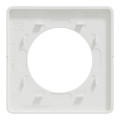 Plaque Odace Touch Schneider Bronze Brossé avec Liseré blanc – 1 Poste