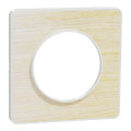 Plaque bois nordique Schneider Odace 1 poste