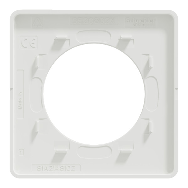 Plaque bois nordique Schneider Odace 1 poste