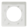 Plaque bois naturelle avec liseré blanc Schneider Odace Touch 1 poste