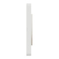 Plaque bois naturelle avec liseré blanc Schneider Odace Touch 1 poste