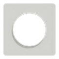 Plaque translucide blanc Schneider Odace Touch 1 poste