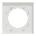 Plaque translucide blanc Schneider Odace Touch 1 poste