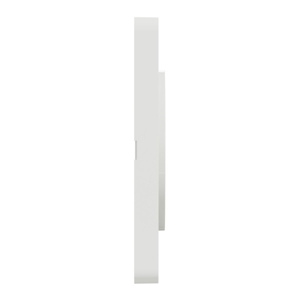 Plaque translucide blanc Schneider Odace Touch 1 poste