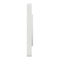 Plaque translucide blanc Schneider Odace Touch 1 poste