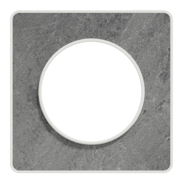 Plaque pierre galet Schneider Odace Touch 1 poste