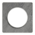 Plaque pierre galet Schneider Odace Touch 1 poste