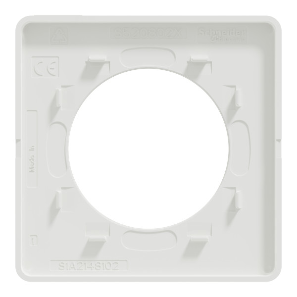 Plaque pierre galet Schneider Odace Touch 1 poste