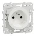 Prises de courant 2P+T blanc Schneider Odace spéciale rénovation (3 repiquages) lot de 40 
