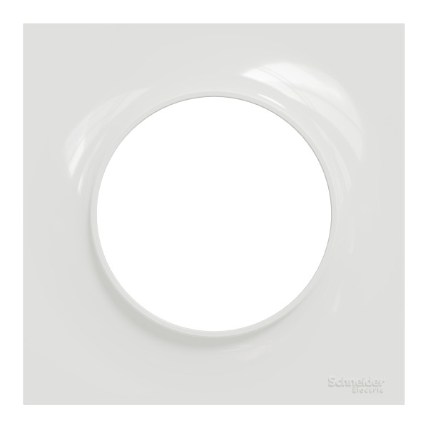 Plaques blanches Schneider Odace Styl 1 poste lot de 100