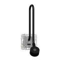 Liseuse avec prise USB aluminium Schneider Odace Type A 2,1A