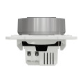 Prise USB double aluminium Schneider Odace charge rapide type A+C 18W 3,4A