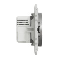 Prise USB double aluminium Schneider Odace type A+C 5Vcc 2,4A