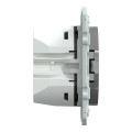 Prise chargeur USB aluminium Schneider Odace type C 65W forte puissance