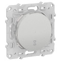 Interrupteur temporisé aluminium Schneider Odace 10A 5min à 8h