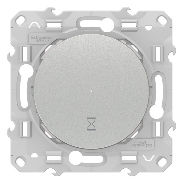 Interrupteur temporisé aluminium Schneider Odace 10A 5min à 8h