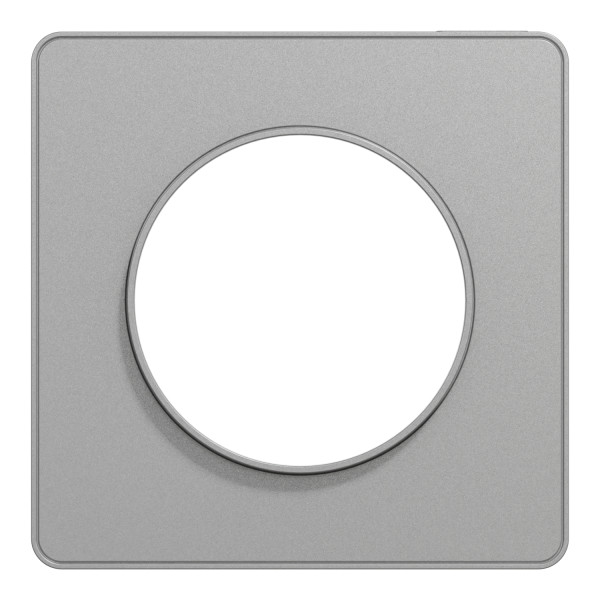 Plaque aluminium Schneider Odace Touch 1 poste