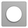 Plaque aluminium Schneider Odace Touch 1 poste