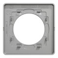 Plaque ardoise avec liseré aluminium Schneider Odace Touch 1 poste