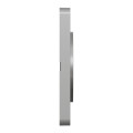 Plaque ardoise avec liseré aluminium Schneider Odace Touch 1 poste