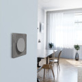 Plaque ardoise avec liseré aluminium Schneider Odace Touch 1 poste
