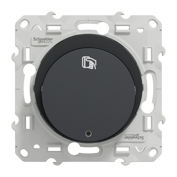 Schneider Odace interrupteur à Carte 10 A Anthracite