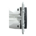 Prise chargeur USB anthracite Schneider Odace type C 65W forte puissance