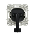 Prise HDMI Anthracite Type A Odace Schneider Electric - Prise Femelle - Câble Femelle Arrière
