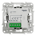 Sonnette électronique anthracite Schneider Odace 5 tonalités 230V fixation à vis