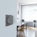 Plaque anthracite Schneider Odace Styl 1 poste