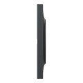 Plaque anthracite Schneider Odace Styl 3 postes entraxe 71mm horizontal ou vertical