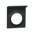 Plaque anthracite avec support téléphone Schneider Odace Styl Pratic 1 poste