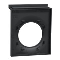 Plaque anthracite avec support téléphone Schneider Odace Styl Pratic 1 poste