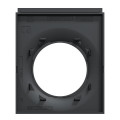 Plaque anthracite avec support téléphone Schneider Odace Styl Pratic 1 poste