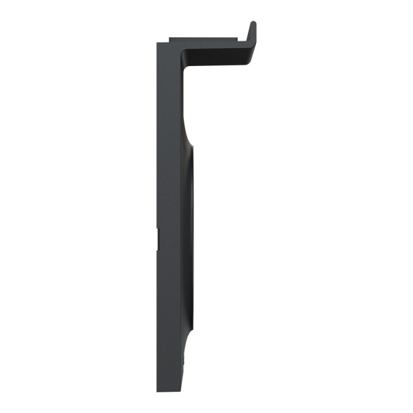 Plaque anthracite avec support téléphone Schneider Odace Styl Pratic 1 poste