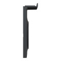 Plaque anthracite avec support téléphone Schneider Odace Styl Pratic 1 poste