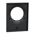 Plaque anthracite avec pince multi-usage Schneider Odace Styl Pratic 1 poste