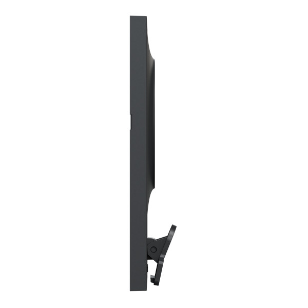 Plaque anthracite avec pince multi-usage Schneider Odace Styl Pratic 1 poste