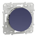 Odace - bouton poussoir - cobalt - 10a - fixation vis