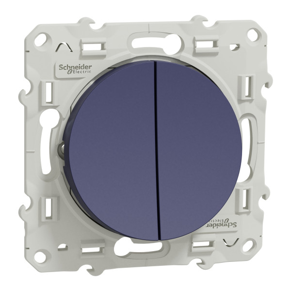 Odace, double va-et-vient cobalt, à vis, connexion rapide