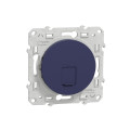 Odace, prise rj45 infraplus cobalt, sans connecteur