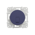 Odace, prise rj45 infraplus cobalt, sans connecteur