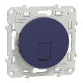 Odace, prise rj45 cobalt, grade 3 (multimédia) cat. 6 stp, à vis