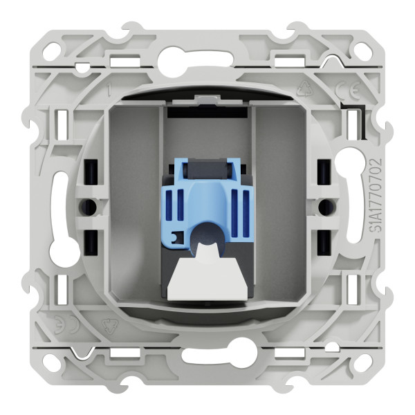 Odace, prise rj45 cobalt, grade 3 (multimédia) cat. 6 stp, à vis